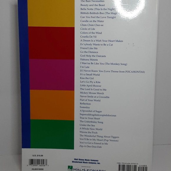 Disney BIG-Note Collection BIG-NOTE PIANO Sheet Music 40 Songs Lion King Pooh - Picture 2 of 7